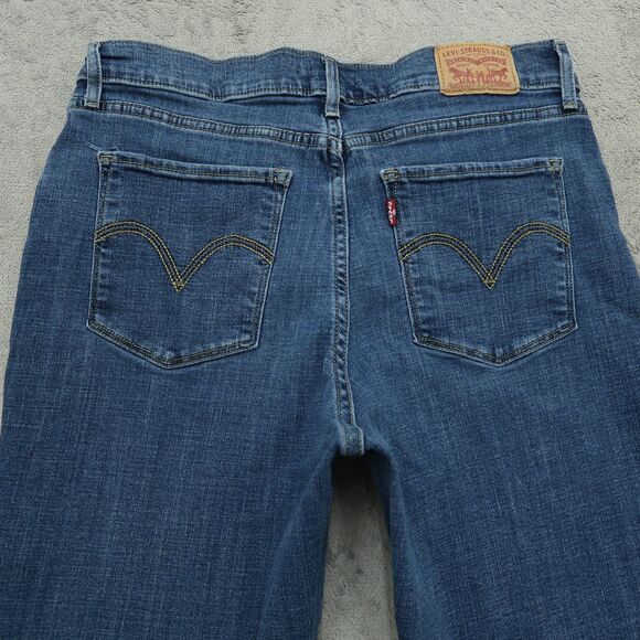 Levi's Jeans Women's Size 10M Blue Mid-Rise Classic Straight Denim 28.5" Inseam - Picture 15 of 16